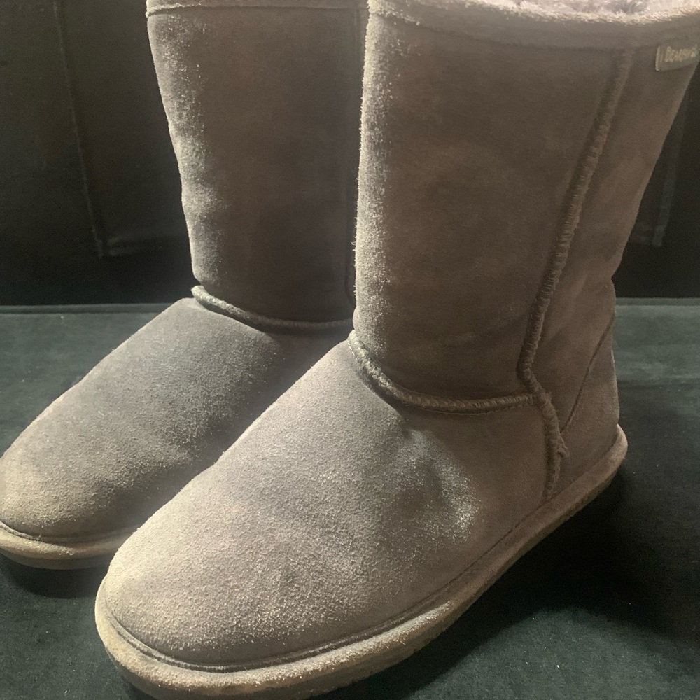 Classic Suede Winter Boots - Grey - Picture 2 of 4